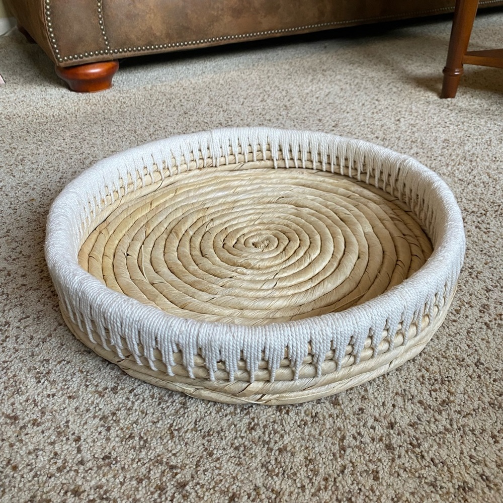 Boho Wicker Basket
